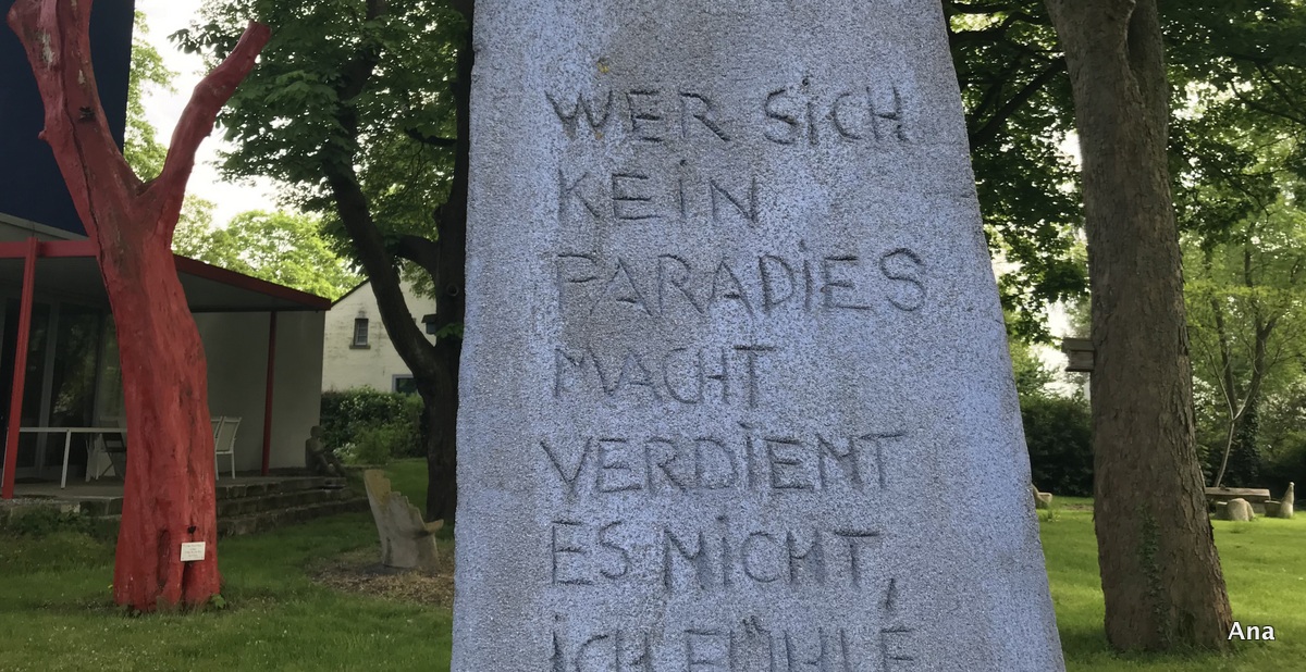 Who does not build paradise, deserves&nbsp;none